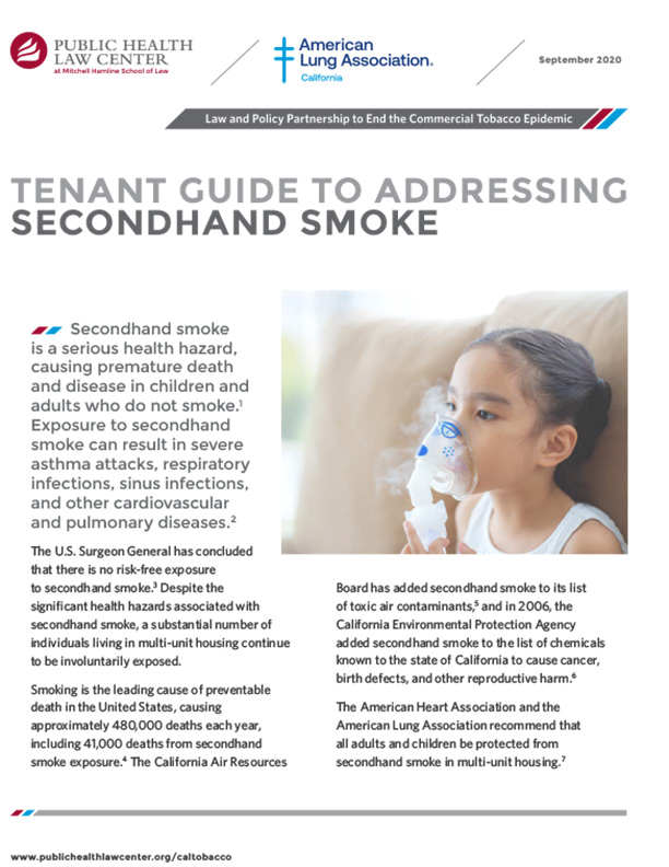 Tenant Guide to Addressing Second Hand Smoke