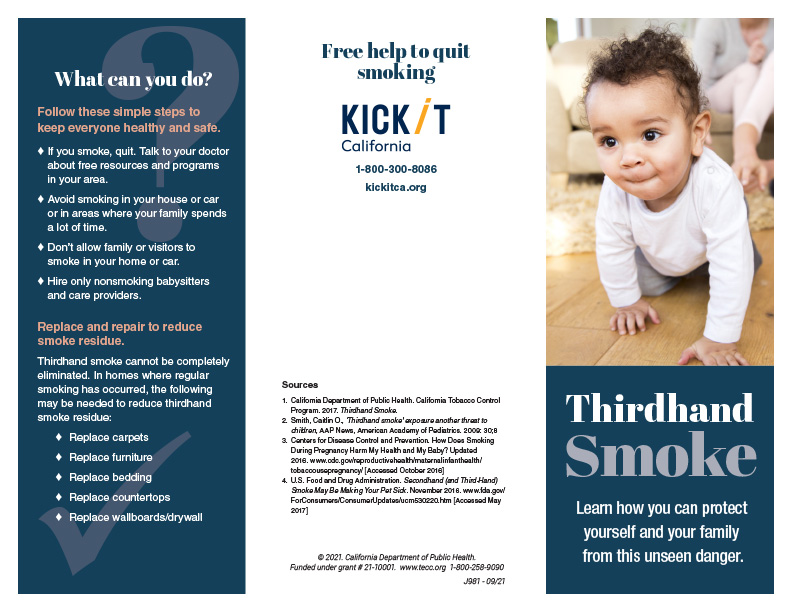 Thirdhand Smoke Brochure